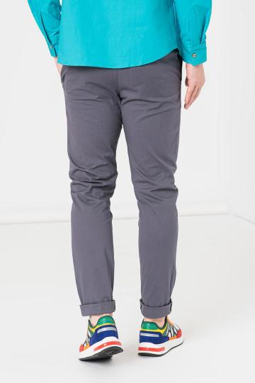 Pantalon lung casual barbati grey XL