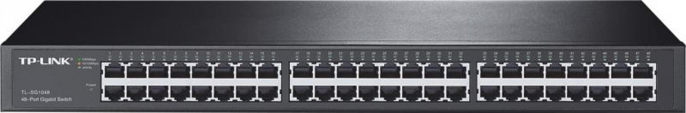 Switch TP-Link TL-SG1048, 48 porturi Gigabit, 96Gbps de la Etoc Online