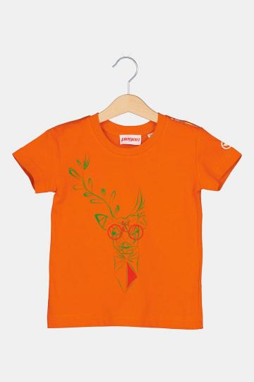 Tricou Cerb Familie copii Orange-4 de la Etoc Online