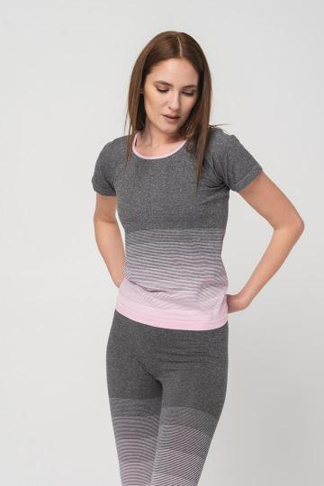 Tricou Pegas Grey Pink-S de la Etoc Online