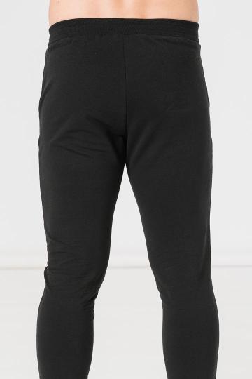 Pantalon coton casual barbati black - XXL