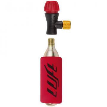 Pompa de bicicleta cu Co2 Luft Co2,16g, rosu / negru