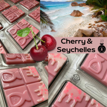 Ceara parfumata din soia, Cherry&Seychelles 50gr de la Myri Montaggi Srl