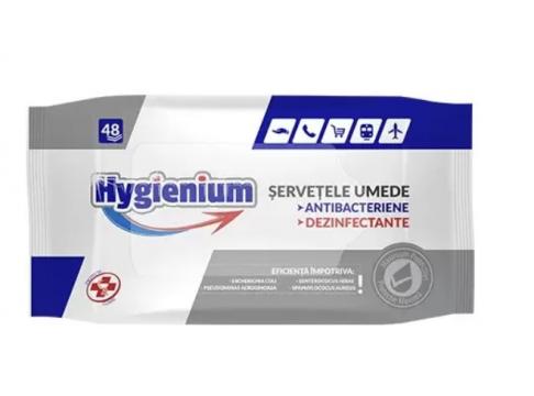 Servetele umede dezinfectante Hygienium 48 buc de la MKD Professional Shop Srl
