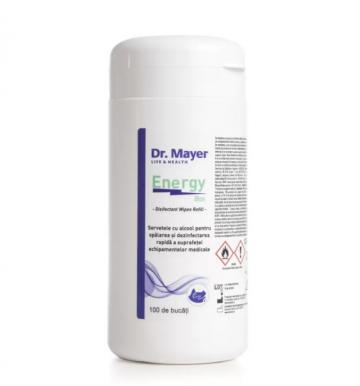 Cutie 100 servetele dezinfectante Energy Dr. Mayer de la MKD Professional Shop Srl