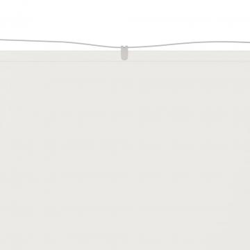 Copertina verticala, alb, 100x360 cm, tesatura Oxford de la VidaXL