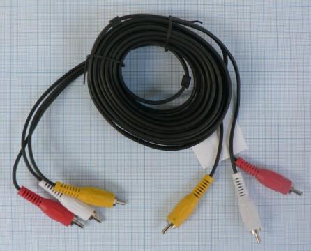Cablu 3*RCA tata - 3*RCA tata/ 10 m de la SC Traiect SRL