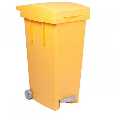 Cos de gunoi pentru colectare selectiva a deseurilor galben