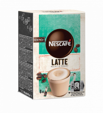 Cappuccino Instant plic Nescafe Latte 8x15g