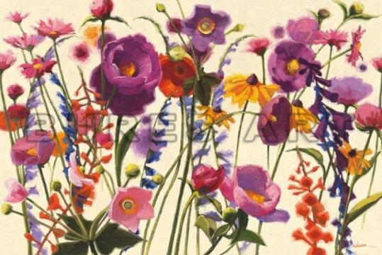 Tablou floral Flori de camp inramat de la Arbex Art Decor
