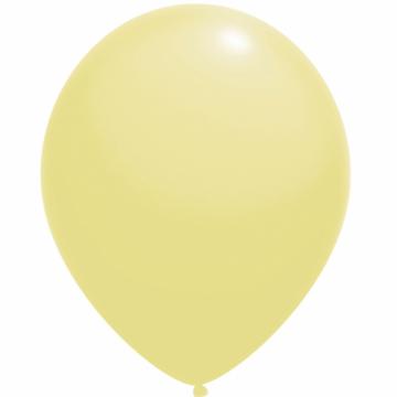 Set 25 baloane latex galben vanilie 27cm de la Calculator Fix Dsc Srl