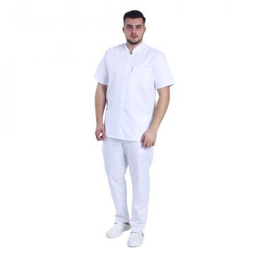 Costum medical alb - tunica de la Doctor In Uniforma Srl