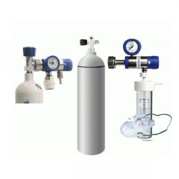 Butelie oxigen - Set complet oxigenoterapie, 5 litri de la Moaryarty Home Srl
