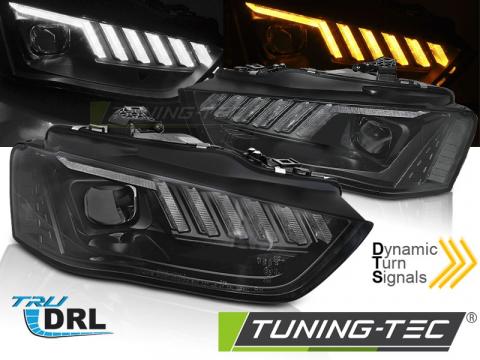 Faruri Xenon LED Negru SEQ Audi A4 B8 12-15 de la Kit Xenon Tuning Srl
