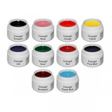 Gel unghii UV Color NDED, set 10 bucati de la Produse Online 24h Srl