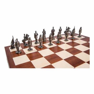 Set sah din metal - Razboiul Civil American de la Chess Events Srl