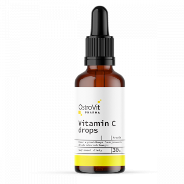Supliment alimentar OstroVit Pharma Vitamin C drops 30 ml de la Krill Oil Impex Srl