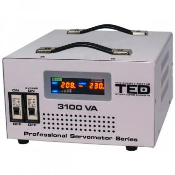 Stabilizator retea maxim 3100VA-SVC-servomotor TED000163