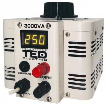 Autotransformator 0-300V 3KVA TED Electric de la Sirius Distribution Srl