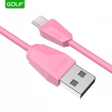 Cablu USB Type-C Golf GC-27t Diamond Sync roz de la Sirius Distribution Srl