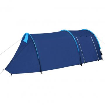 Cort camping 4 persoane, bleumarin/albastru de la Comfy Store