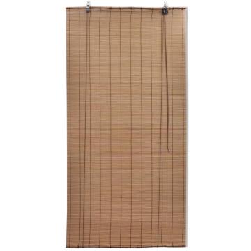 Jaluzele rulabile, 100 x 160 cm, bambus natural