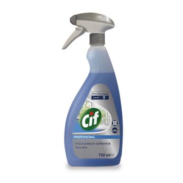 Detergent Cif Pro Formula sticla & multi-suprafete 6x0.75L