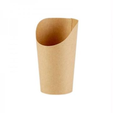 Pahar wrap, 12oz, carton natur 60*h120 mm (55buc) de la Practic Online Packaging Srl