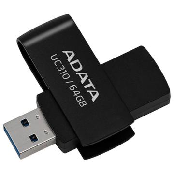 Memorie USB Adata Eco 64GB, USB 3.2 Gen1, negru