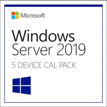 Licenta Microsoft Windows 2019 Server, engleza, 5 Device CAL