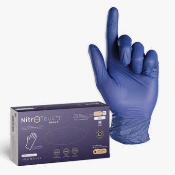 Manusi nitril Nitro Touch Derma - albastru de la Sanito Distribution Srl