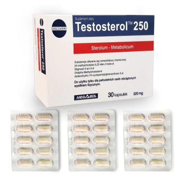 Supliment alimentar Megabol Testosterol 250 30 capsule de la Krill Oil Impex Srl