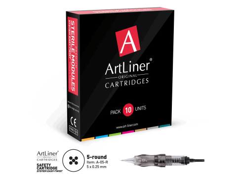 Cartus micropigmentare ArtLiner 5RL 0.25mm de la Visagistik