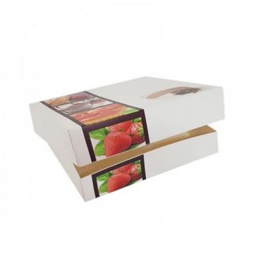 Cutii mini prajituri, design fursecuri, 32*32*8 cm (25buc) de la Practic Online Packaging S.R.L.