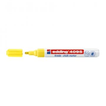 Marker pentru sticla Edding 4095, galben de la Sanito Distribution Srl