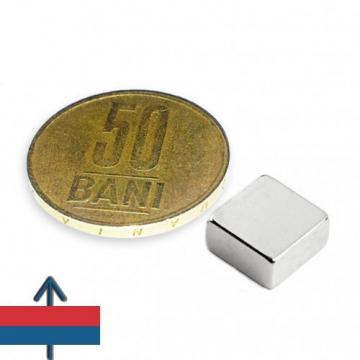 Magnet neodim bloc 10 x 10 x 5 mm de la Magneo Smart