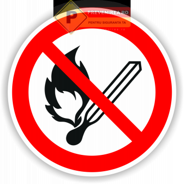 Etichete interzis aprinderea focului