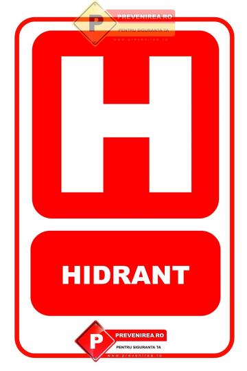 Indicatoare pentru hidranti