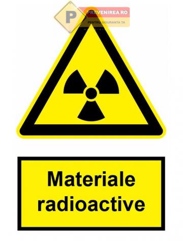 Indicator materiale radioactive