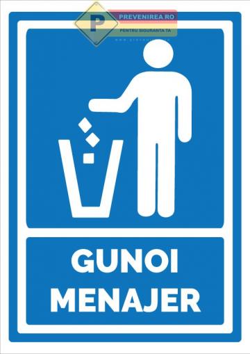 Indicator pentru gunoi menajer