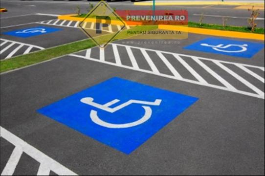 Marcaje pentru locuri de parcari persoane cu dizabilitati de la Prevenirea Pentru Siguranta Ta G.i. Srl