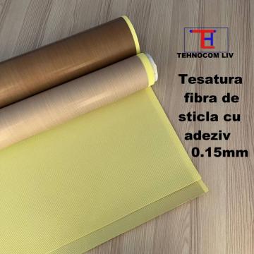 Tesatura fibra sticla impregnata cu teflon 0.15x1000mm de la Tehnocom Liv Rezistente Electrice, Etansari Mecanice