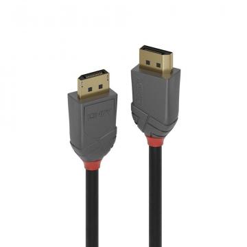 Cablu Lindy DisplayPort 1.4, Anthra Line, 1m, negru