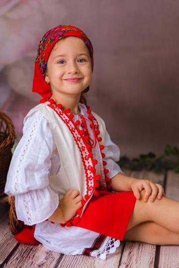 Costum traditional - fete (3-5 ani) de la Andreeatex