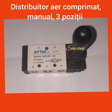 Distribuitor aer comprimat manual 3 pozitii