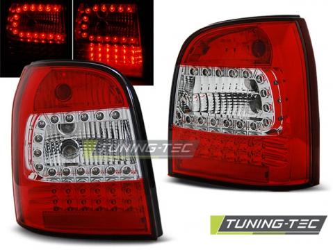 Stopuri LED compatibile cu Audi A4 94-01 Avant Rosu Alb LED de la Kit Xenon Tuning Srl
