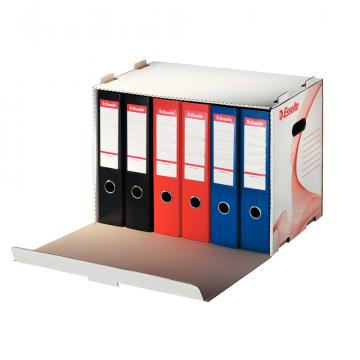 Container de arhivare Esselte Standard pentru bibliorafturi de la Sanito Distribution Srl