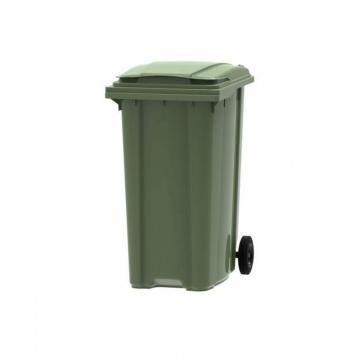 Container din plastic, 360 litri verde de la Sanito Distribution Srl