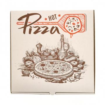 Cutie pizza 32*32*3.5 cm alba de la Sanito Distribution Srl