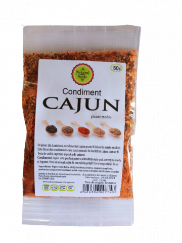 Condimente Cajun 50gr, Natural Seeds Product